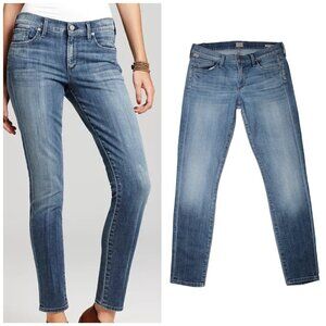 Citizens of Humanity Thompson Medium Rise Cropped Skinny Jeans true Wash Size 28